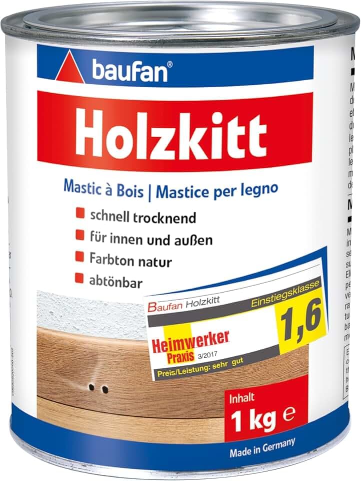 Baufan Holzkitt Lösungsmittelfrei 1 kg