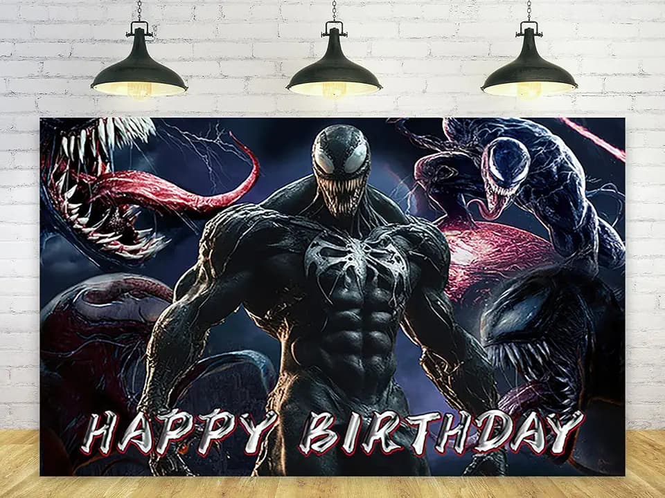 Super Hero Backdrop for Happy Birthday Party Decorations Background for Baby Shower Party Cake Table Decorations Supplies Superhero Theme Banner 5x3ft