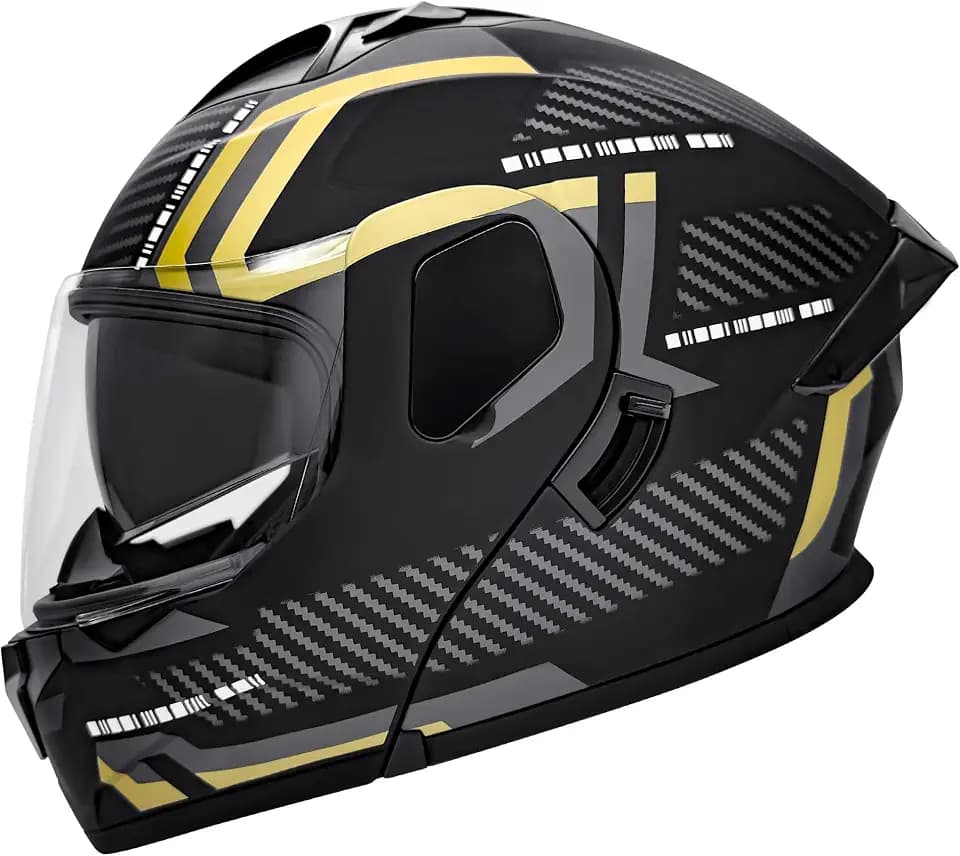 SanQing Adult Modular Flip-Up Full Face Motorcycle Helmets-DOT