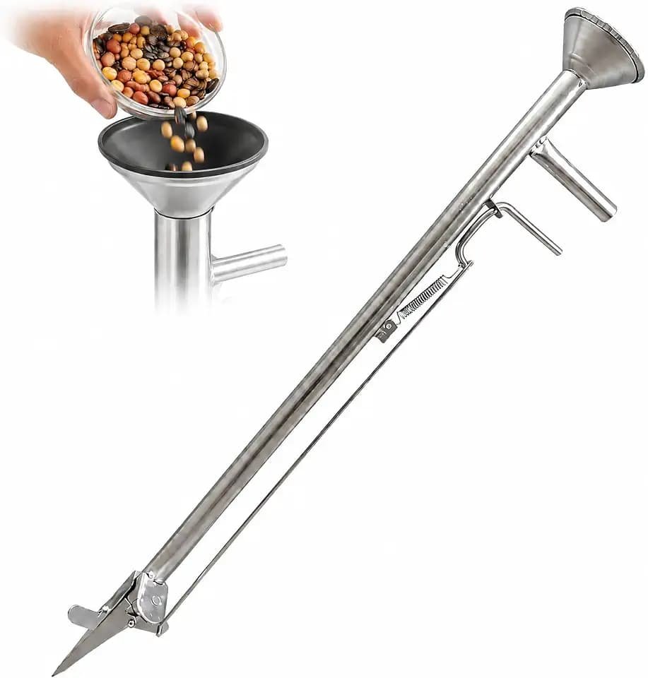 Seed Sower Gardening Tools Fertilizer Applicator Manual Seeder Vegetable Seeder Planter,Sowing and Fertilization,for Agriculture Garden