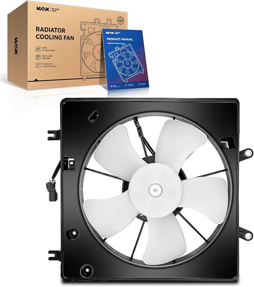 KAX Engine Radiator Cooling Fan, Compatible with 2003-2007 Accord 3.0L Gas