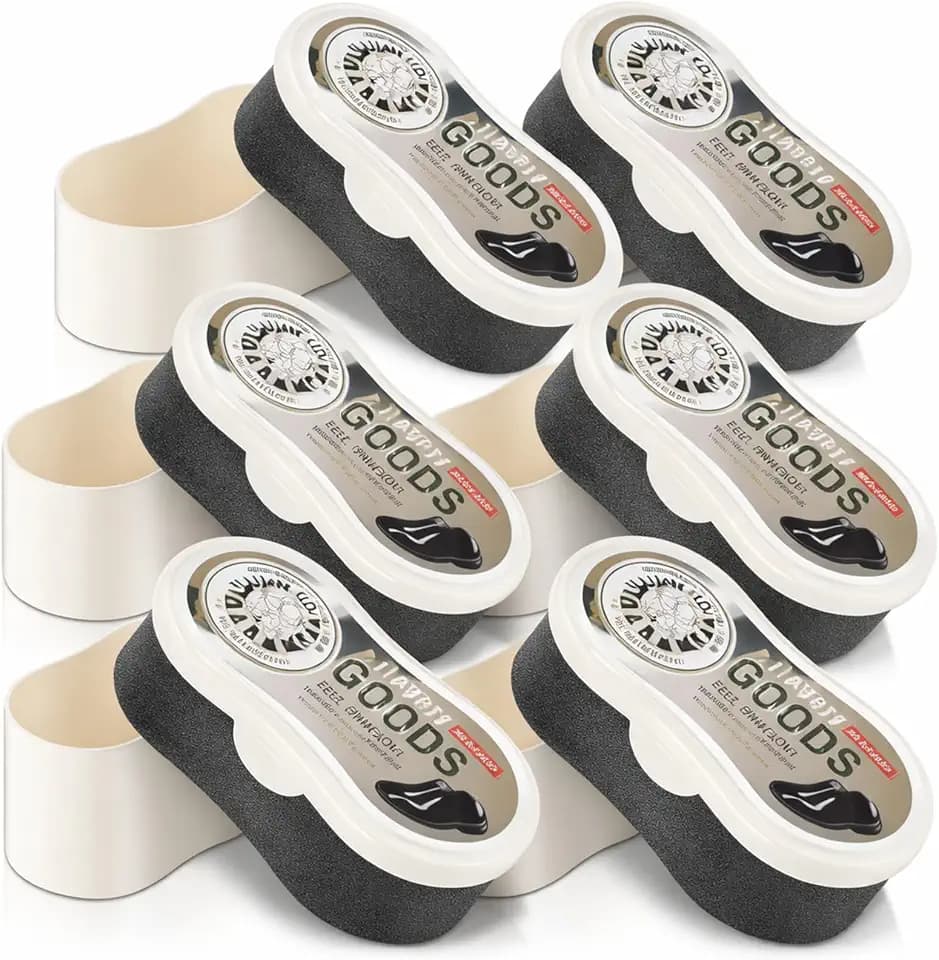 Loopeer 6 Pcs Shoe Shine Sponge