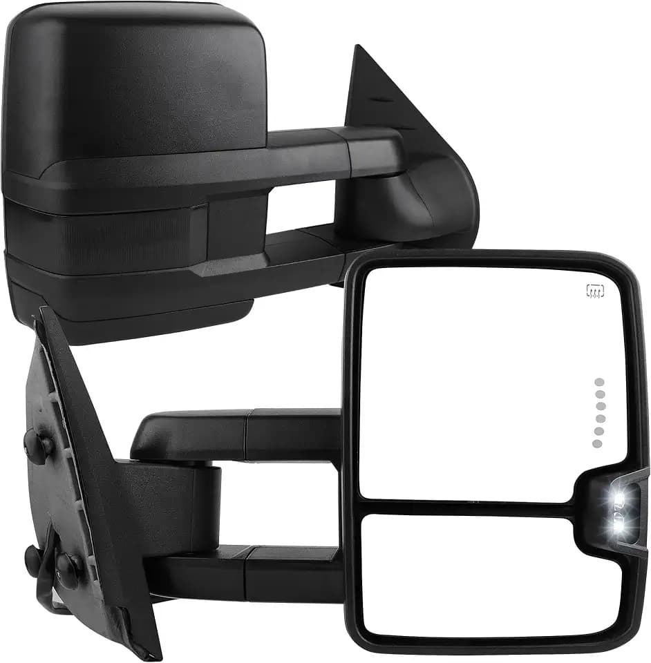 AUTOSAVER88 Towing Mirrors for 2007-2013 Chevy Silverado GMC Sierra Tahoe