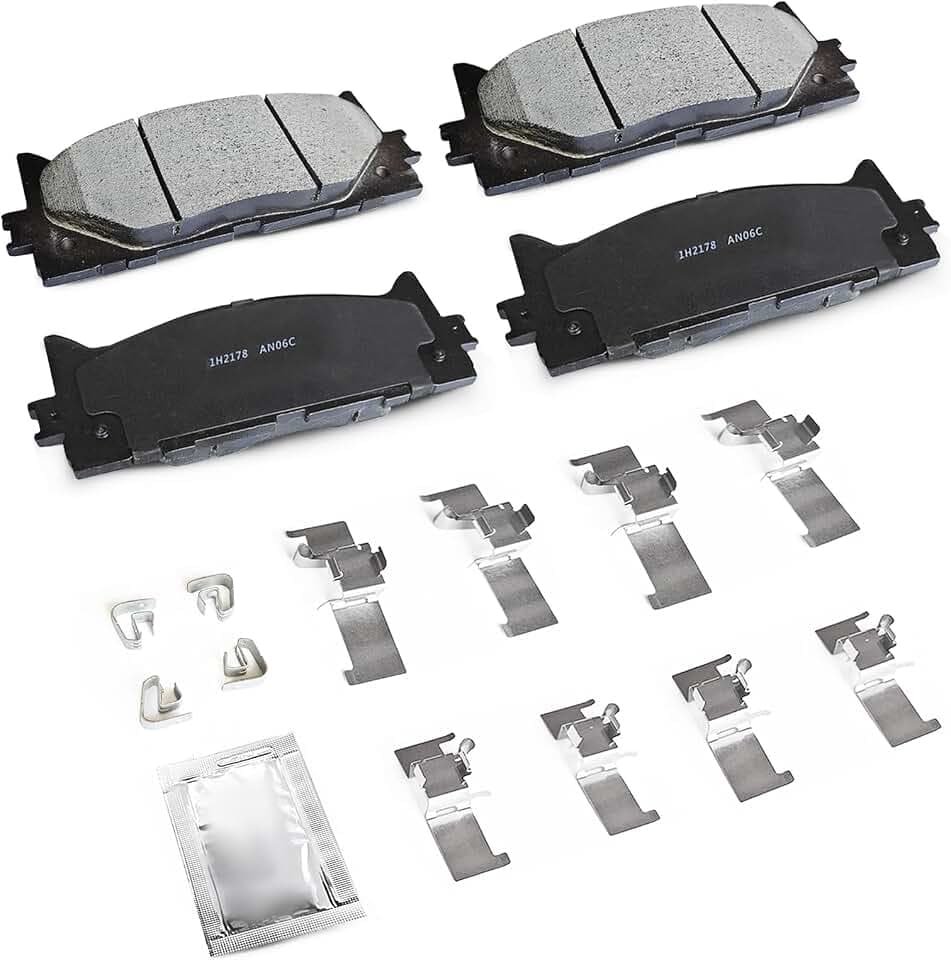 MILLISEC BC1293 Quiet Front Ceramic Brake Pads Set for Avalon/Camry