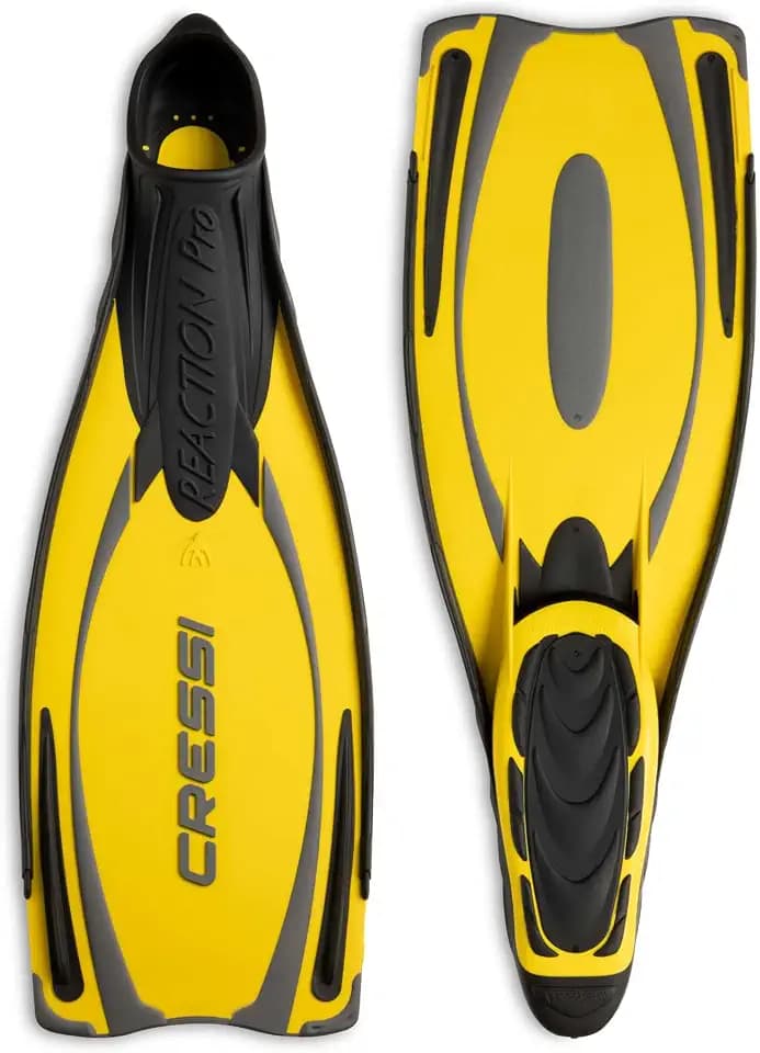 Cressi Reaction Pro Fins - Flossen zum Tauchen, Freitauchen und Schnorcheln, Adult Unisex