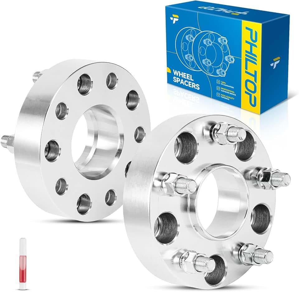 PHILTOP 5x130 Wheel Spacers 1.5 inch for Volkswagen, 2 Pcs 5 Lug Hub Centric Wheel Spacers with 71.5mm Hub Bore M14x1.5 Studs fit for 2004-2016 Touareg