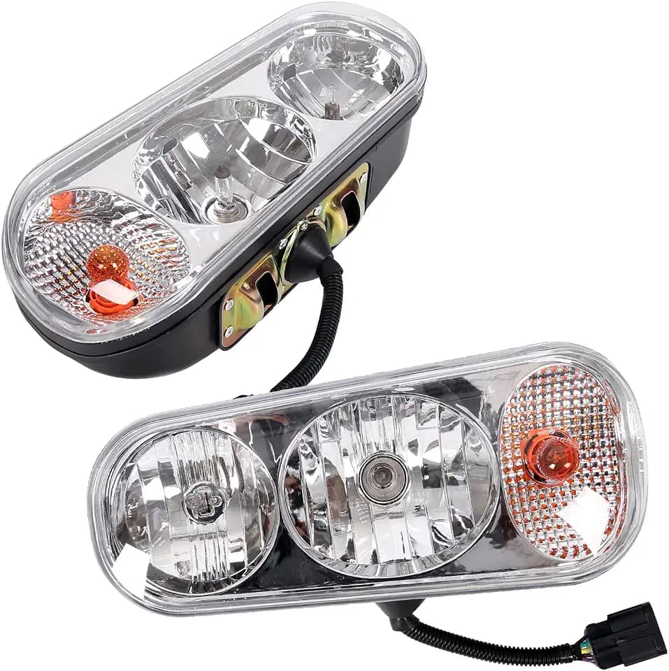 ECOTRIC Halogen Snow Plow Lights Kit Compatible with Boss Western Meyer