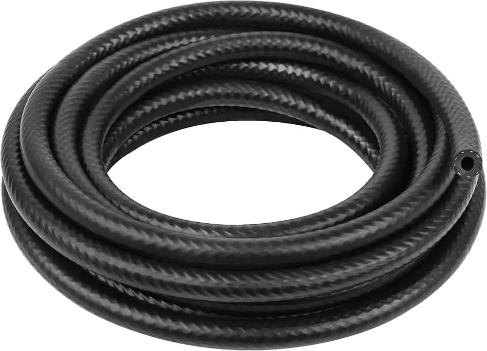 3/16 Inch (5mm) ID Fuel Line Hose 20FT NBR Rubber Push Lock Hose High Pressure 300PSI for Automotive Fuel Systems Engines