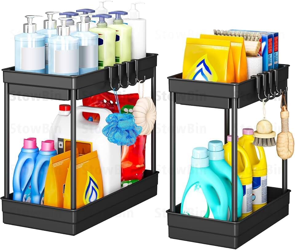Küchen Organizer, 2 Stück Unter Waschbecken Regal