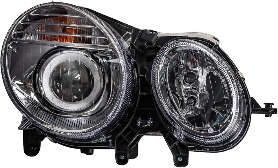 TRQ Passenger Side Headlight Assembly Halogen