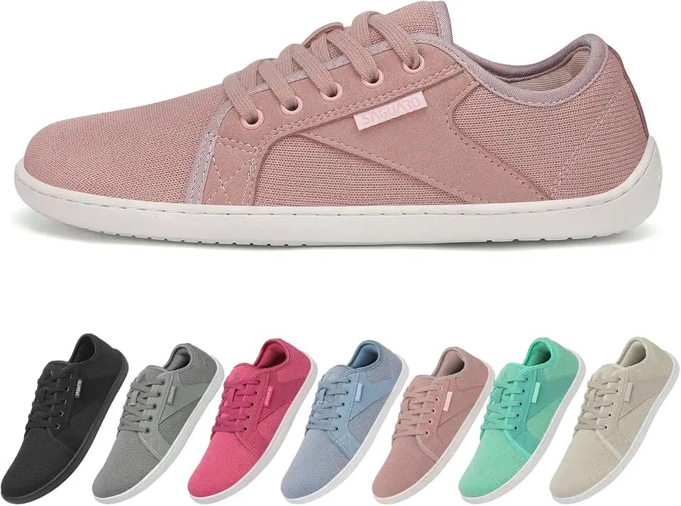 SAGUARO Unisex Knit Barfußschuhe mit Breiter Zehenbox und Zero-Drop Solhe, Luck Ⅰ, Gr. 36-48