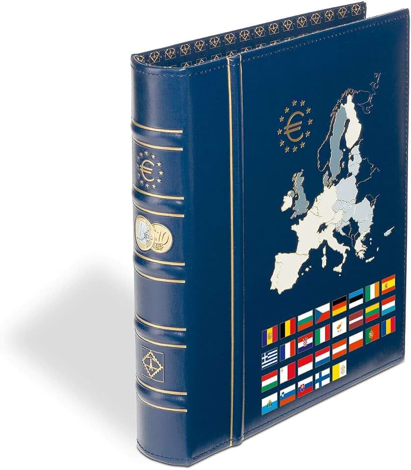 Leuchtturm Ringbinder Optima, Euro Classic Design, farb. Rücken- undDeckelprägung