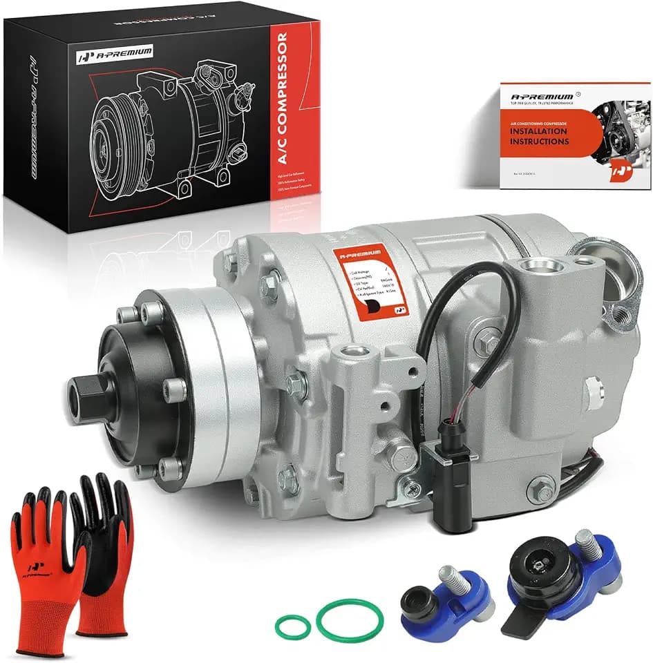 A-Premium Air Conditioner AC Compressor with Clutch
