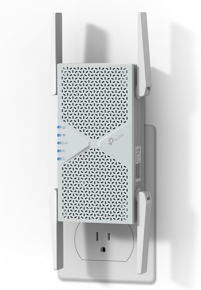 TP-Link BE6300 Wi-Fi 7 Dual-Band Range Extender RE403BE w/ 2.5G Port