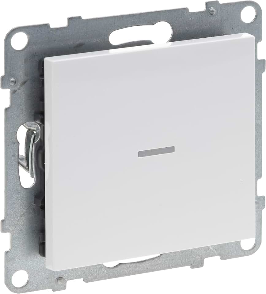 LEGRAND, SEANO with Netatmo Schalter mit Dimmeroption & N-Leiter, Montage in Hohlwanddose, HOME + CONTROL App, Smart Home, Schrauben oder Spreizkrallen, maximal 150 W, 230 V, 0,7 A, Ultraweiß, 765631