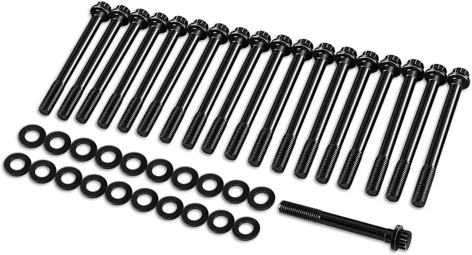 DNA MOTORING Cylinder Head Bolts Kit Compatible with 2014-2019 Chevy Corvette 6.2L / 2016-2024 Camaro 6.2L, NA LT1 Models, LEPOW-112