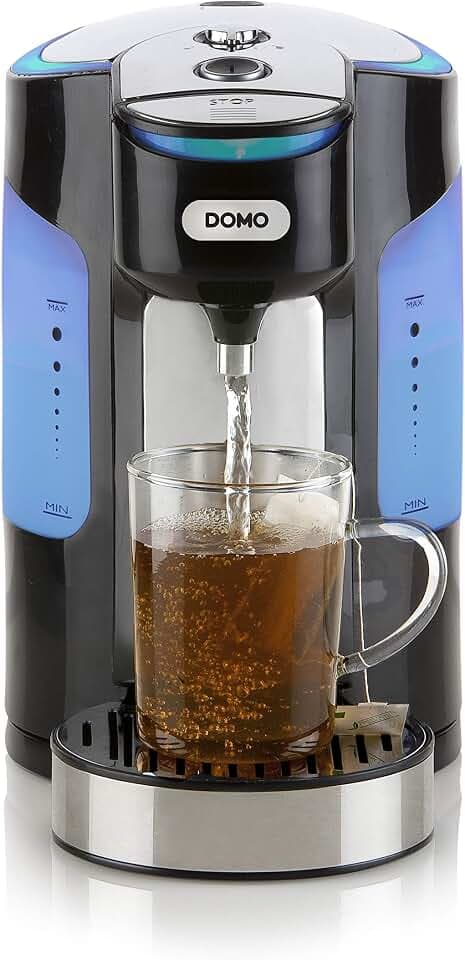 Domo 497 WK Wasserkocher My Tea Deluxe DO497WK, 2 liters, schwarz