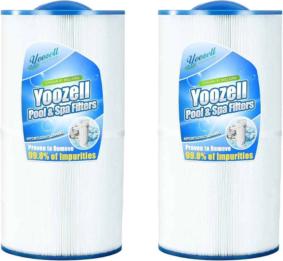 Spa Filter Cartridge Compatible with Unicel C-7375, Filbur FC-3964, AK-60032, APCC7500, Pleatco PCD75N, 1019301, 75 Sqft, 2 Pack