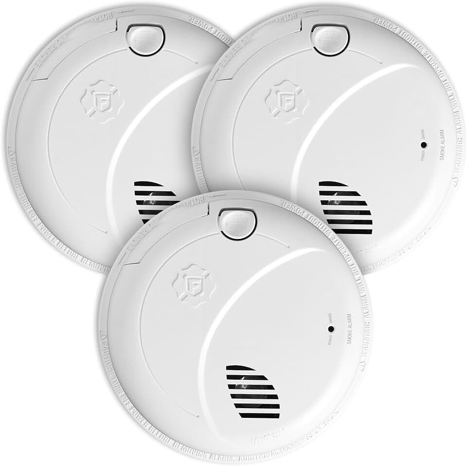 First Alert Hardwire Smoke Alarm with Voice Alerts