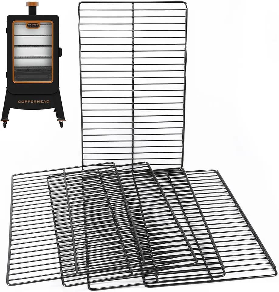 Utheer Cast Iron Smoker Racks for Pit Boss PBV4NX, 5 Pack