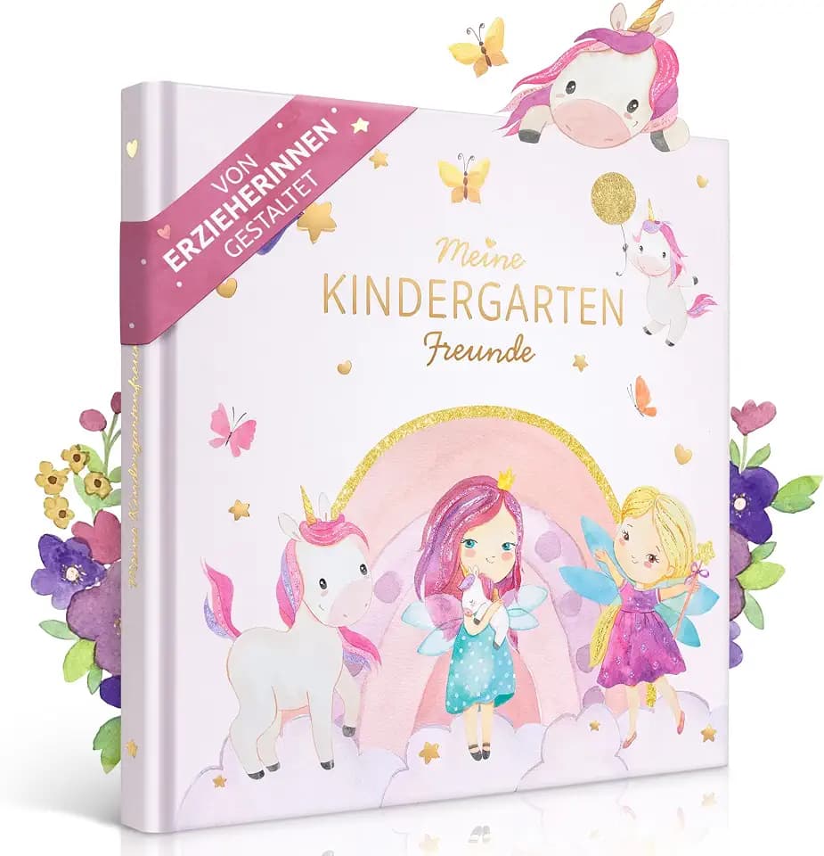 EULENTALER Kindergarten Freundebuch Mädchen | Von Erzieherinnen gestaltet