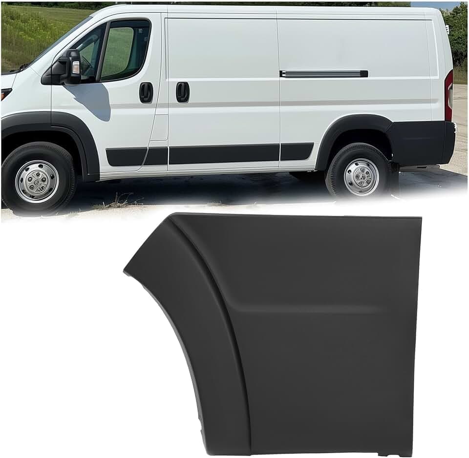 HECASA Quarter Panel Trim Molding Cover Compatible with 19-22 Ram Promaster