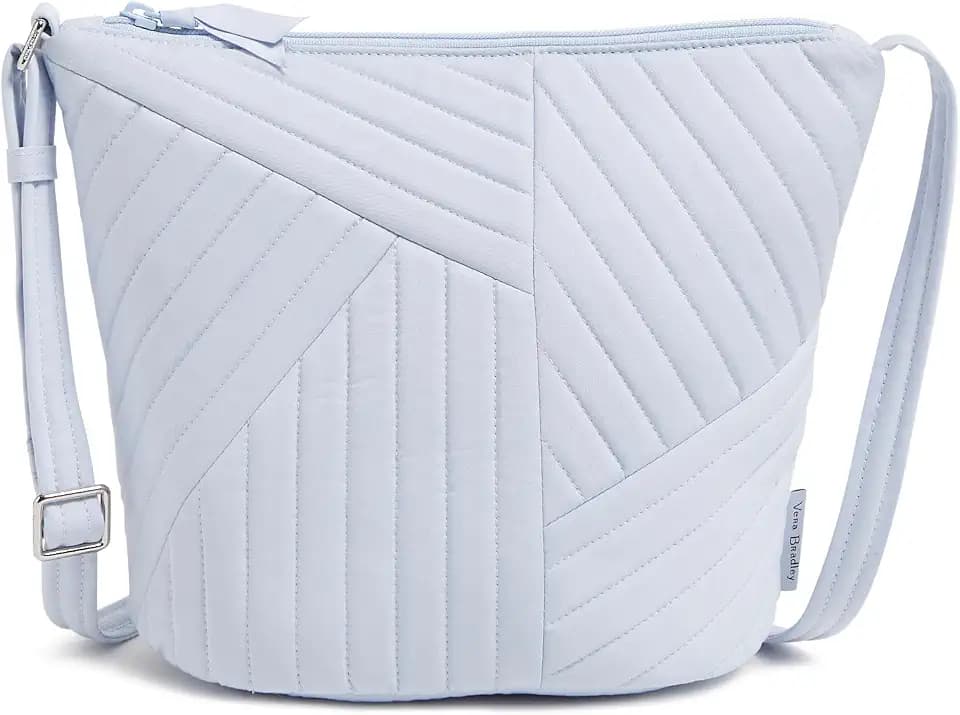 Vera Bradley Women's Cotton Bucket Crossbody Purse