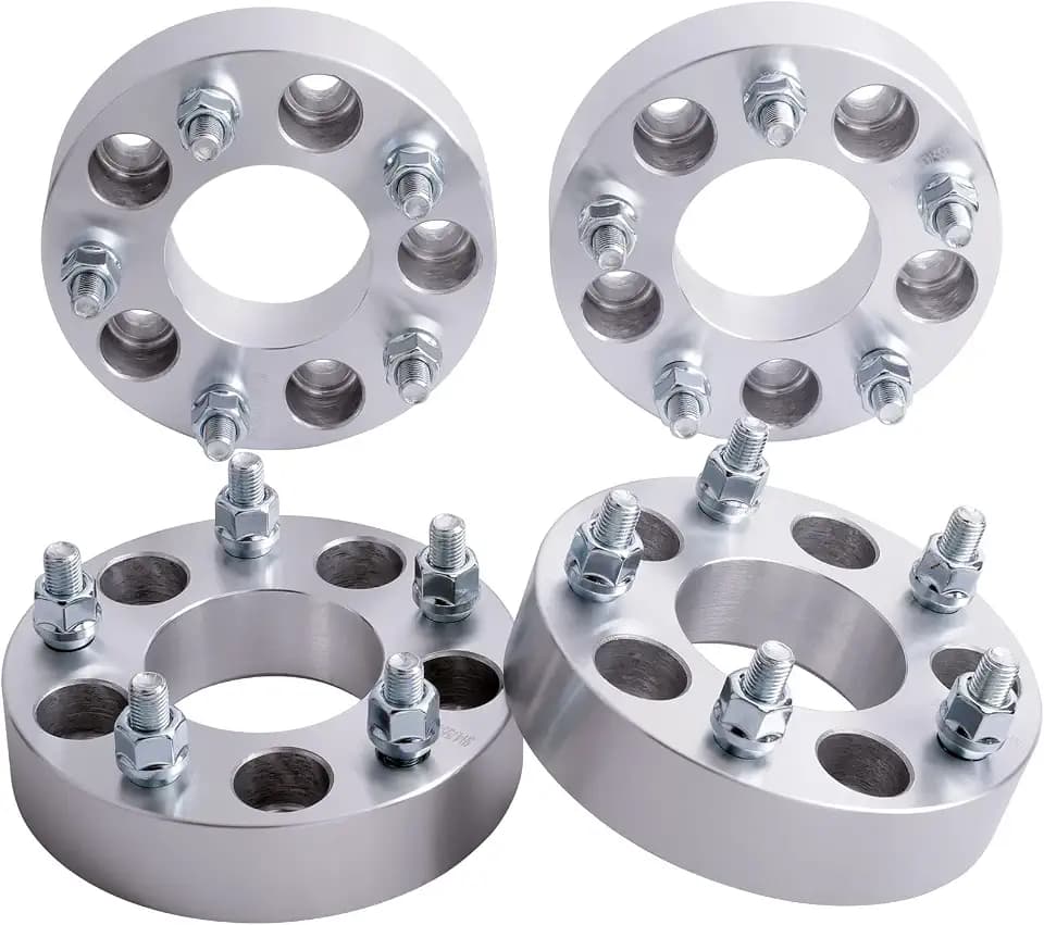 4pc 5x4.75 to 5x5 Wheel Adapters 1.5 Inch Thick with M12x1.5 Studs