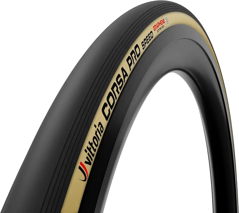 Vittoria Corsa Pro Speed - Performance Road Bike Tire - Foldable TLR Bicycle Tire