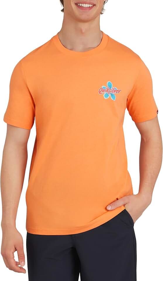 Quiksilver Men's Regular Fit Premium Soft Cotton Tee Short Sleeve T-Shirt