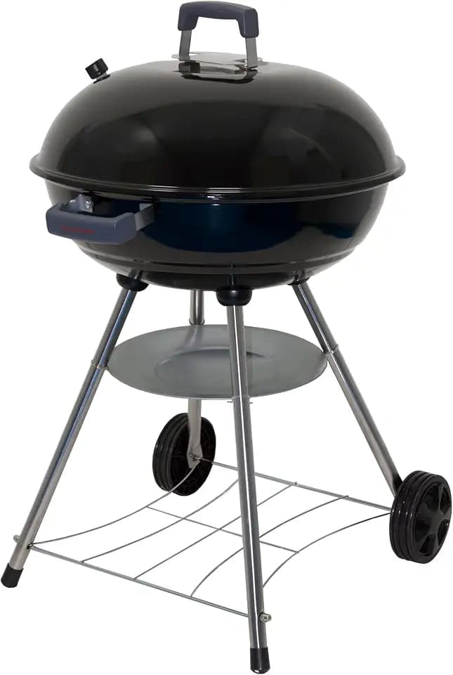 Megamaster 22" Charcoal Grill, Adjustable Air Vent with Storage Rack
