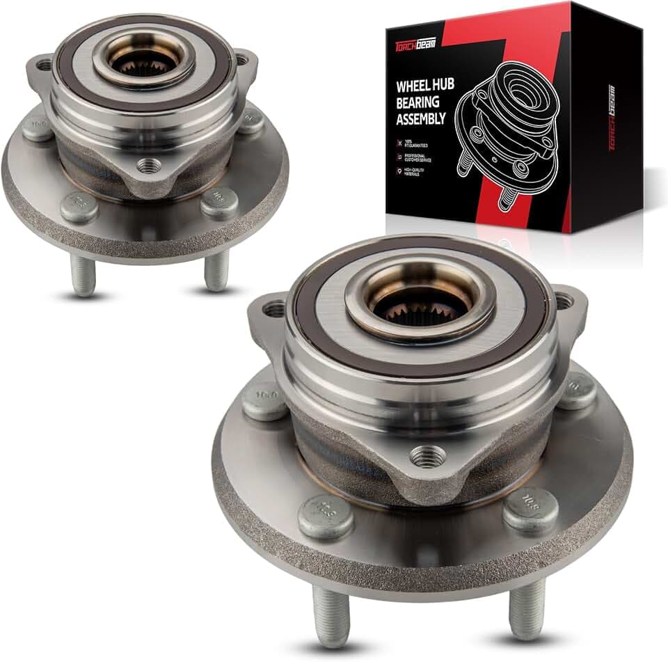 Torchbeam 513324 x2 Front Wheel Bearing Hub Assembly Compatible with 2011-2021 Grand Cherokee, 2011-2023 Durango, 2022 Grand Cherokee WK 5 Lugs