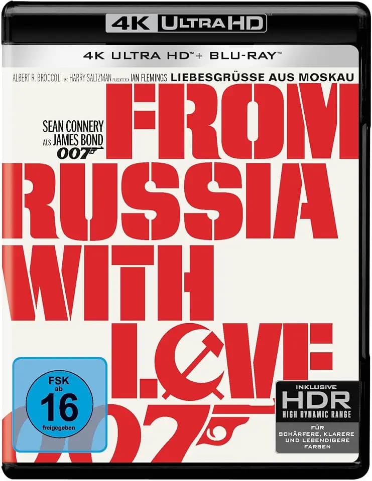 James Bond - Liebesgrüße aus Moskau (4K Ultra HD) + (Blu-ray) and add number of discs: 2