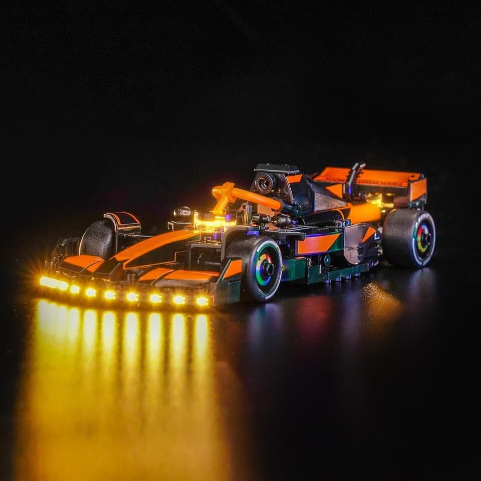 Led Licht Set Kompatibel mit Lego McLaren F1 Team MCL38 Race Car 77251 (Kein Modell), Dekorationsbeleuchtungsset Compatible with Lego McLaren F1 Team MCL38 Race Car Kreative Spielzeug