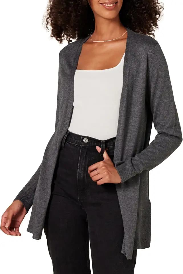 Amazon Essentials Damen Sommer Strickjacke Leicht Ohne Knöpfe (in Übergröße erhältlich)