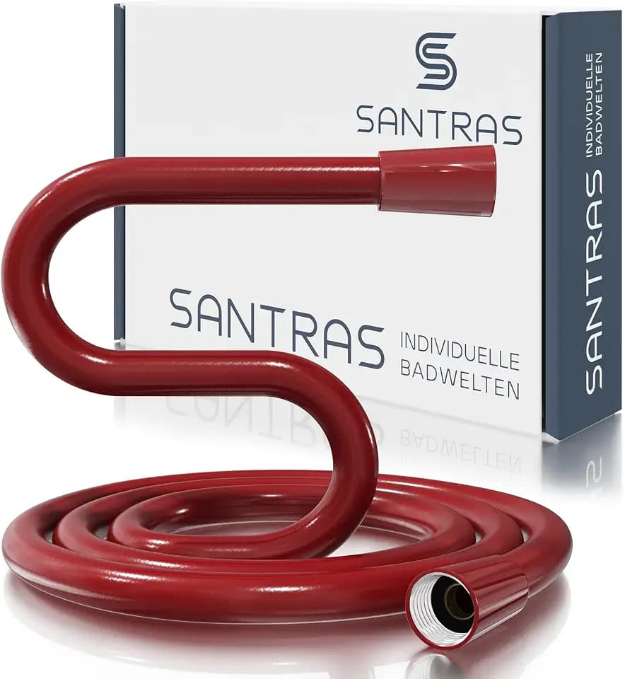 SANTRAS® Duschschlauch 1,25m Rot