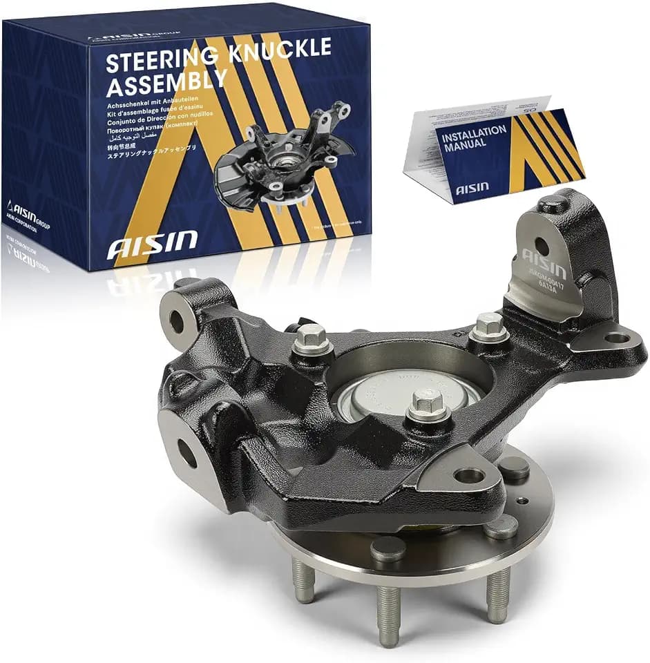 AISIN AFTERMARKET JSKGM-00417 Front Right Steering Knuckle and Wheel Hub Bearing Assembly - Compatible with Chevrolet Silverado Suburban 1500 Tahoe, GMC Sierra 1500 Yukon