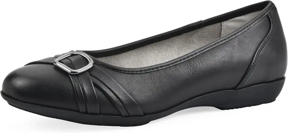 Cliffs by White Mountain Women's Cushioned Calming Ballet Flat