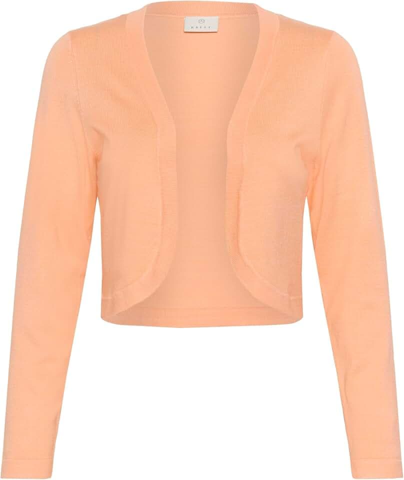 Kaffe Bolero Astrid Kaffe Damen Bolero Astrid Elegant Jäckchen Langarm Cardigan Bolerojacke