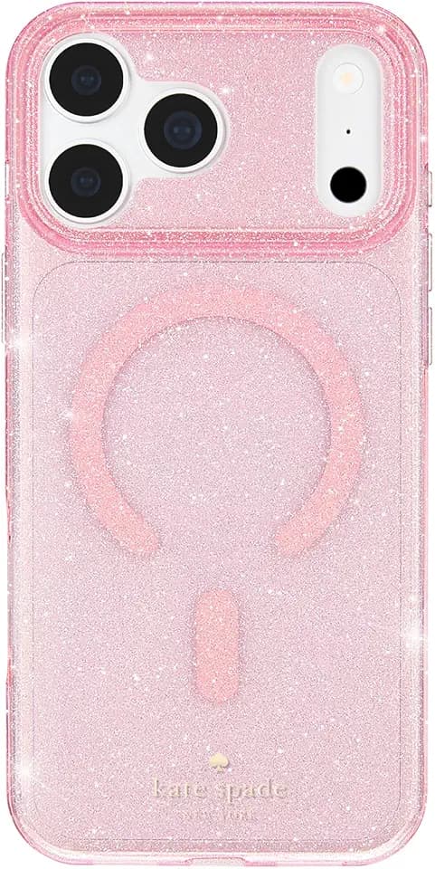 kate spade new york iPhone 18 Pro Max Case - Glitter Guava Slice