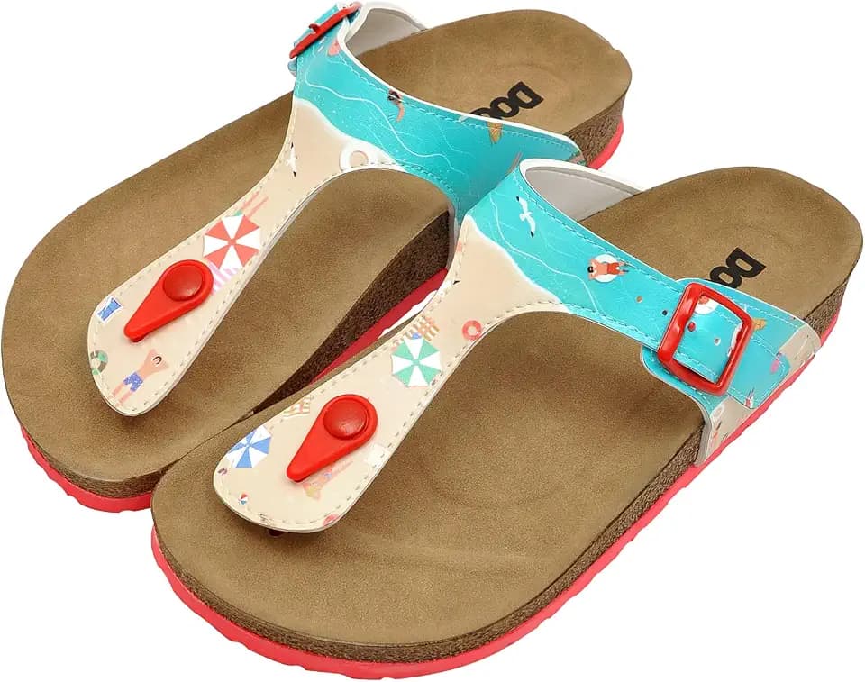 DOGO Flip Flops for Women - Vegan Leather and Handmade Thong Sandals for Women