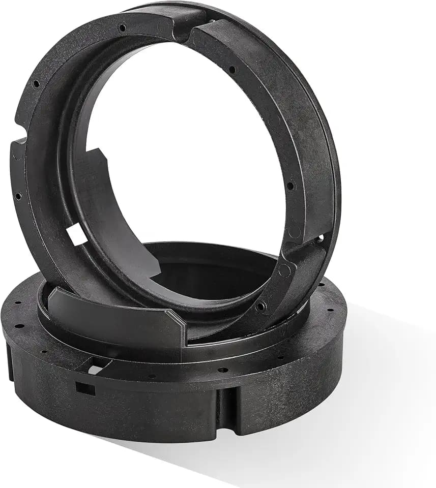 RED WOLF Car Door Speaker Adapter Bracket 6.5 Inch Fit VW Volkswagen Passat Golf/Jetta/Beetle1999-2019, Porsche 2000-2006, Skoda 2005-2013 Install Aftermarket Speaker Adapter Spacer Ring