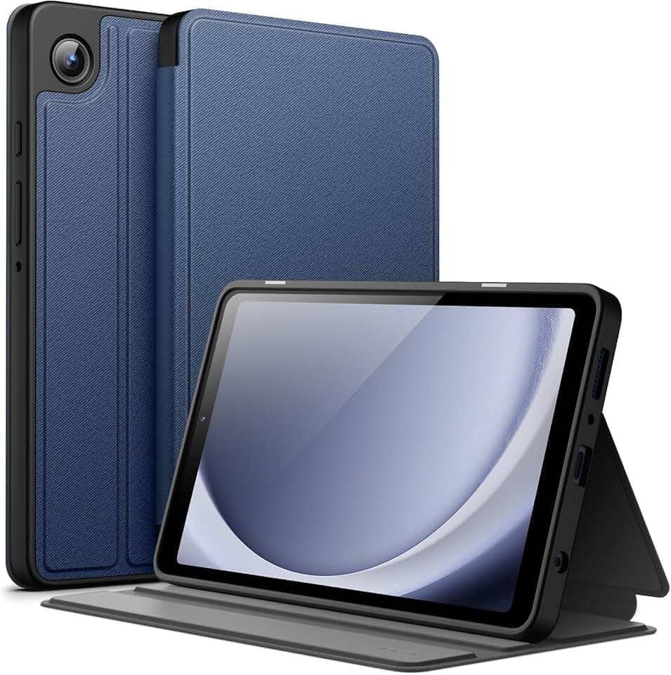 JETech Folio Case for Samsung Galaxy Tab A9 8.7", Navy