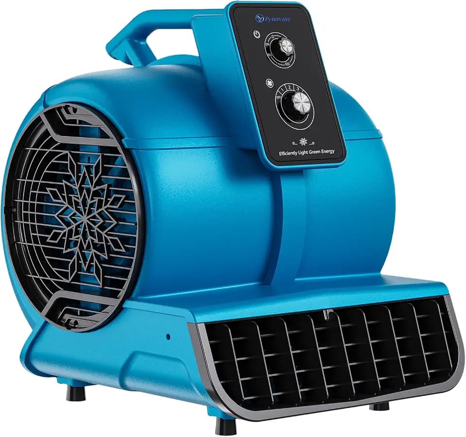 Air Mover 1/2 HP 2600 CFM Air Blower Fan, Carpet Dryer, Floor Dryer Fan