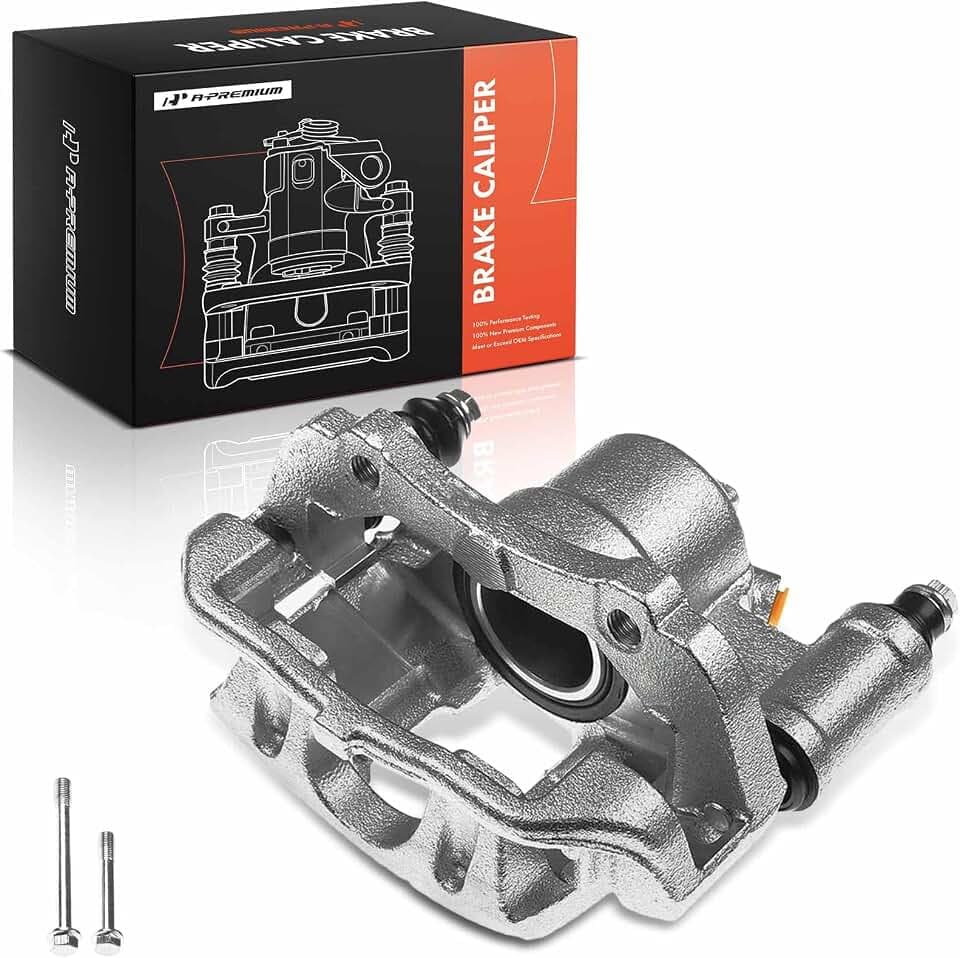 A-Premium Rear Right Passenger Side Disc Brake Caliper with Bracket