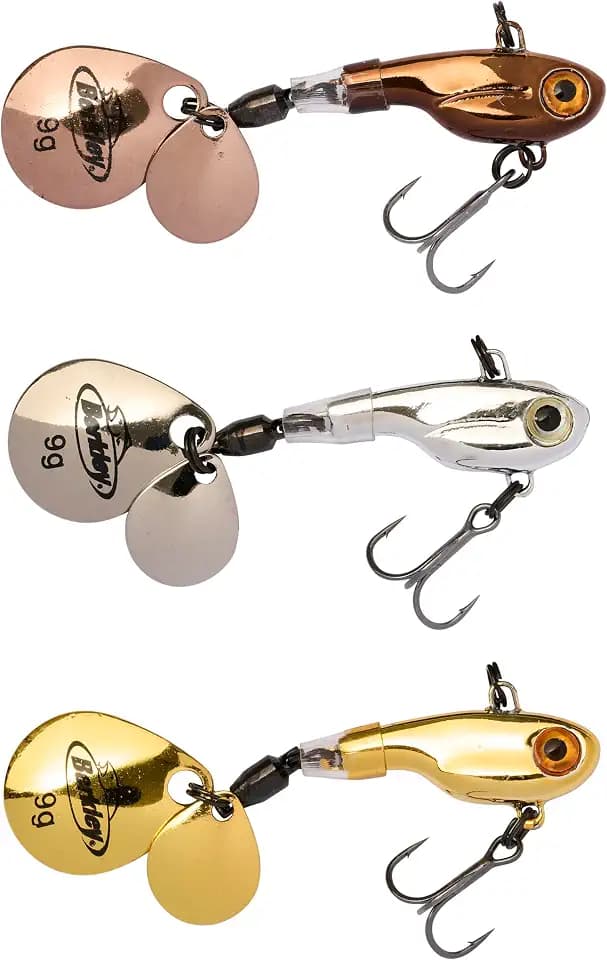 Berkley Pulse Spintail 3-Pack, Fishing Hook, Hard Lures, PredatorFishing, Perch