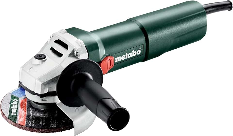 metabo W 1100-125 Winkelschleifer, 1100 W Trennschleifer und Schleifer
