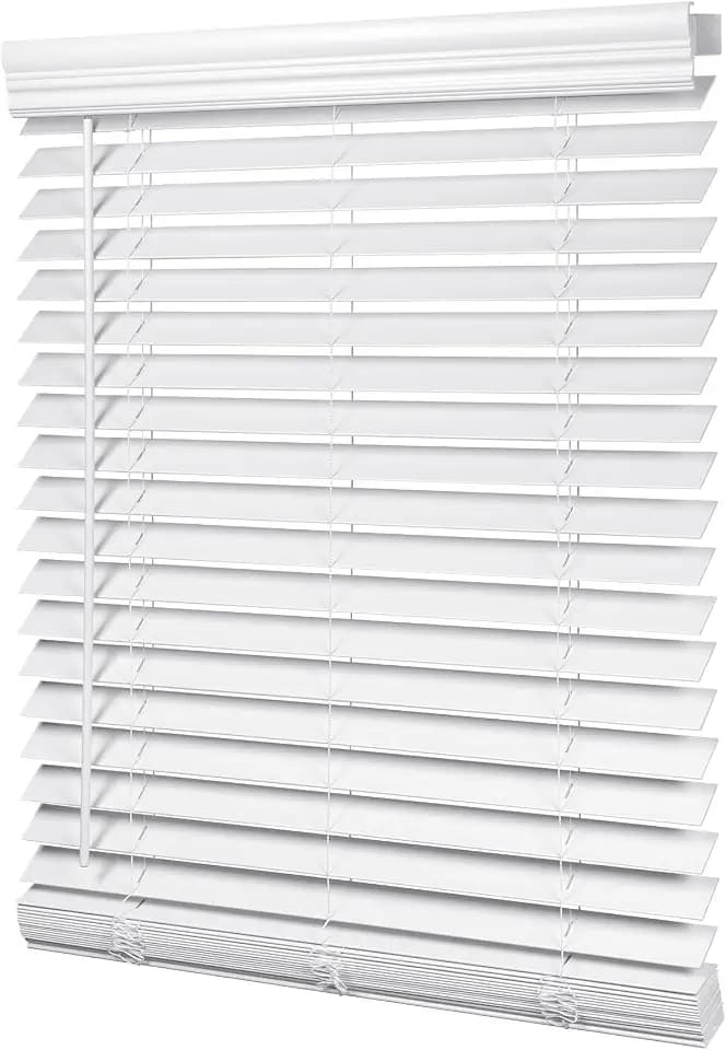 LazBlinds 2" Faux Wood Horizontal Blinds for Window 34" W x 36" H