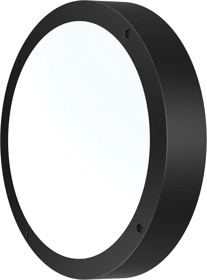 Voltman - Ovale Deckenleuchte für den Außenbereich IP65 (1800LM 5700K A++) Schwarz