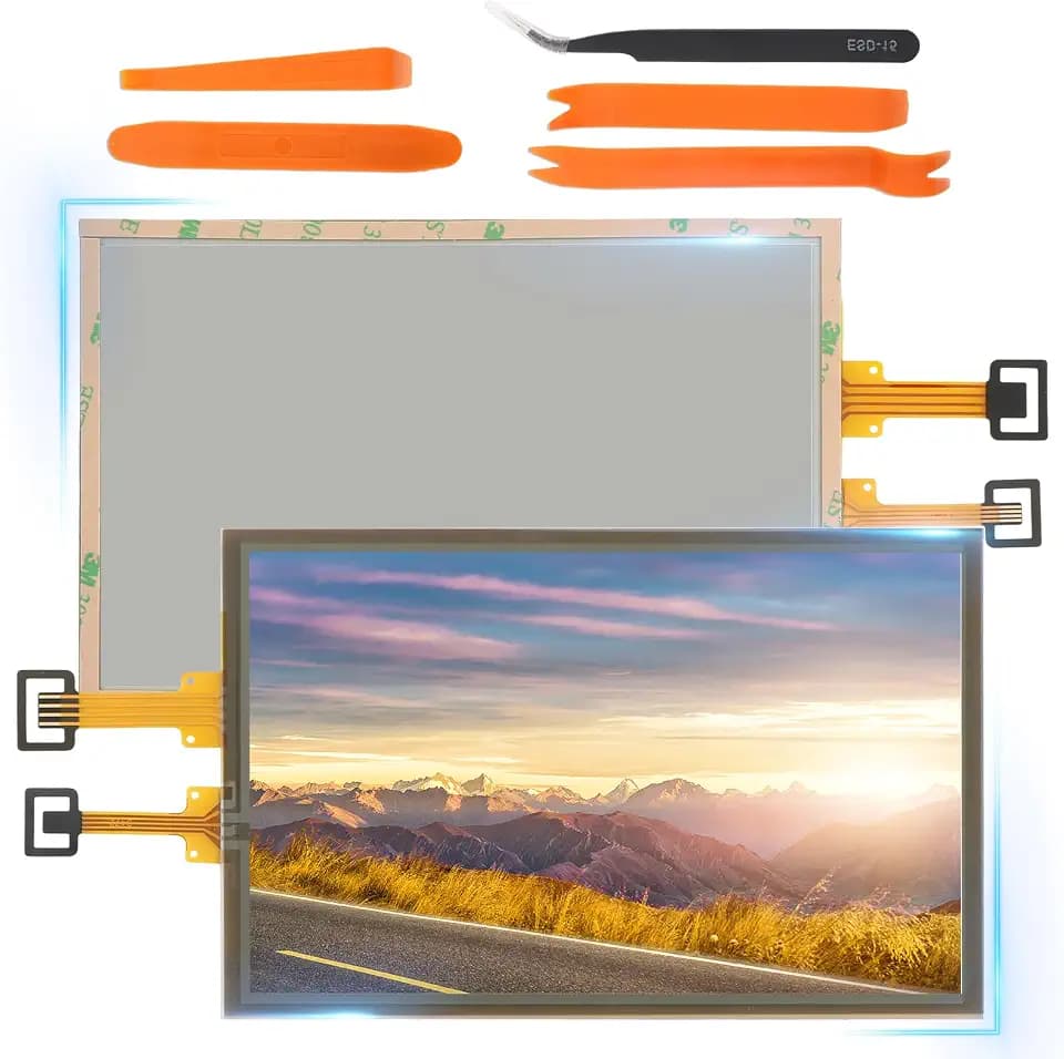 7 Inches Touch Screen for Acura TLX 2015-2017 MDX 2014-2016, Honda Odyssey 2014-2016 Car Touch Screen Glass Replacement 39540-TZ3-A140-M1 39540-TZ3-A130-M1 Display GPS Digitizer with Repair Tools